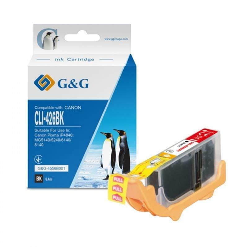 Картридж G&G (G&G-4556B001) Canon Pixma MG5140/5240/6140 (CLI-426BK) Black