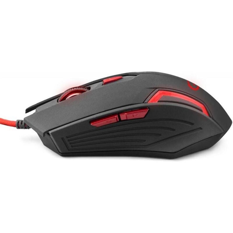 Мышь Esperanza EGM205R Fighter Black/Red USB