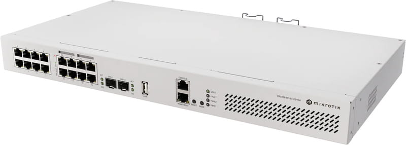 Комутатор MikroTik CRS418-8P-8G-2S+RM