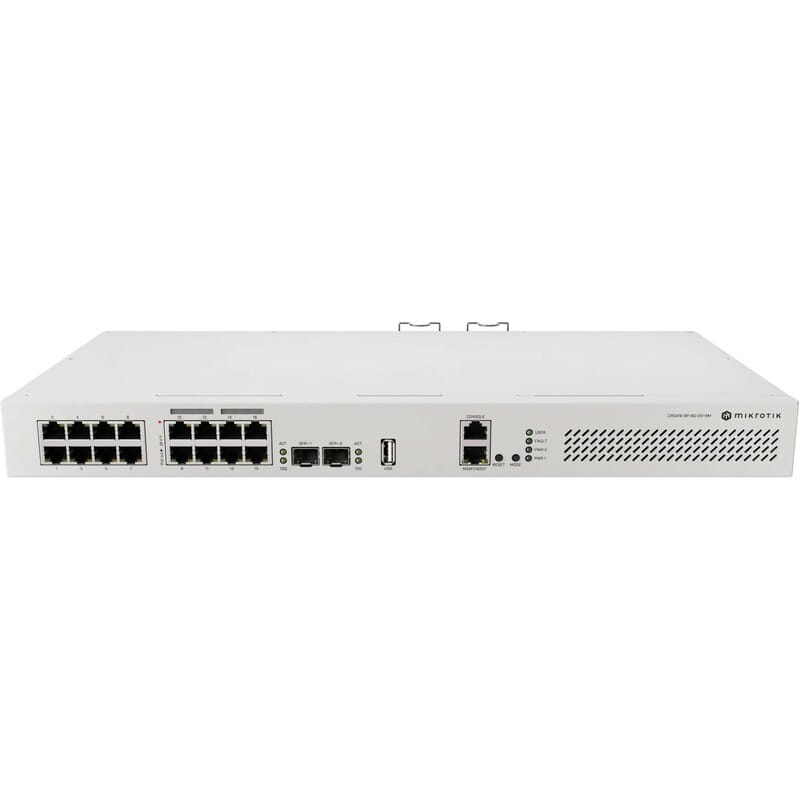 Комутатор MikroTik CRS418-8P-8G-2S+RM