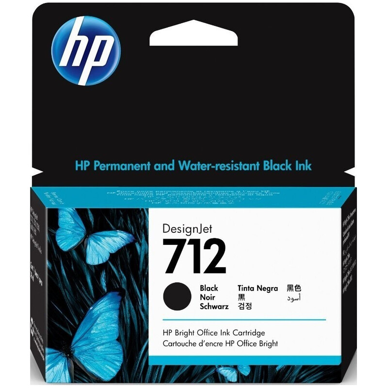 Картридж HP №712 DJ Т230/Т630 (3ED70A) Black 38ml