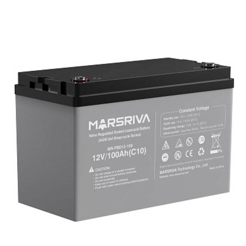Акумуляторна батарея Marsriva 12V 100AH (MR-PBD12-100) AGM Gel