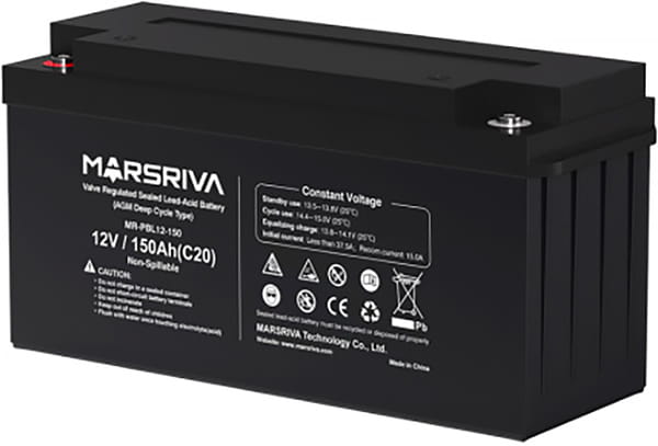 Акумуляторна батарея Marsriva 12V 150AH (MR-PBL12-150) AGM