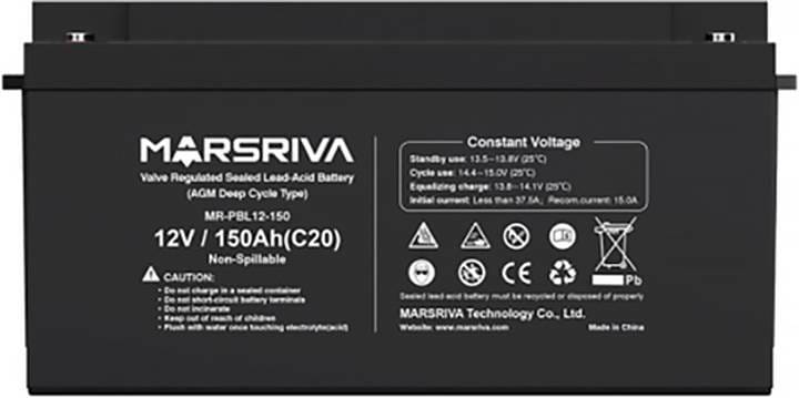 Акумуляторна батарея Marsriva 12V 150AH (MR-PBL12-150) AGM