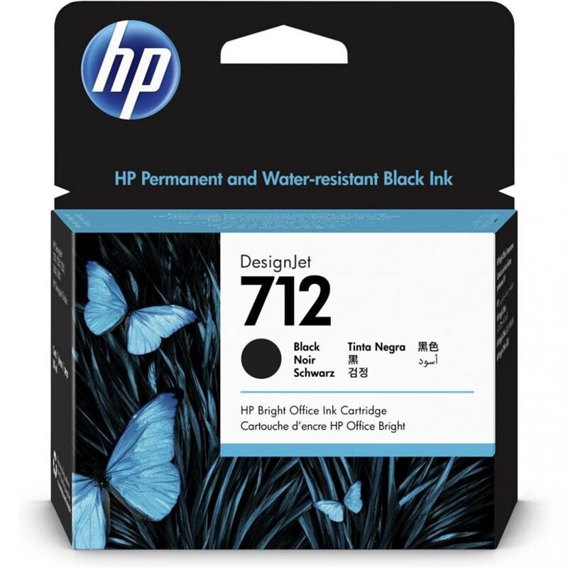 Картридж HP №712 DJ Т230/Т630 (3ED71A) Black 80ml