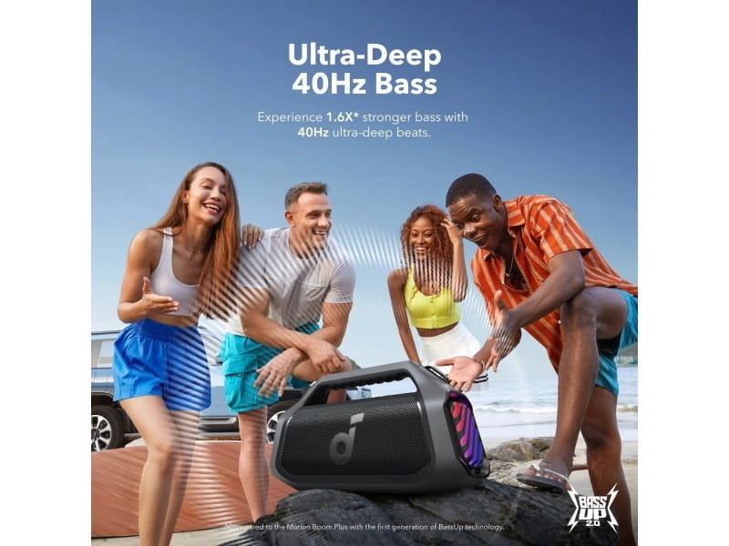 Акустична система Anker SoundCore Boom 2 Plus Black (A3134011)