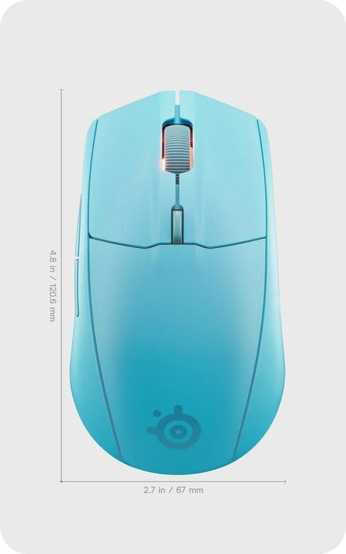 Мышь беспроводная SteelSeries Rival 3 Gen 2 Wireless Aqua Blue (62526)