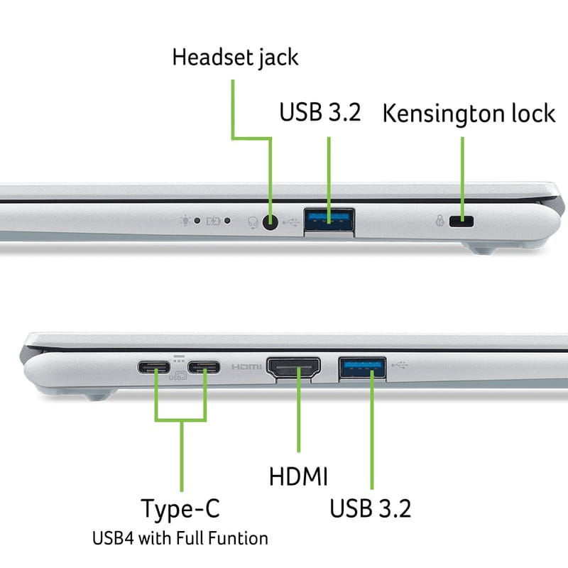 Ноутбук Acer Aspire Go 14 AG14-72P-50ZH (NX.JSUEU.006) Silver