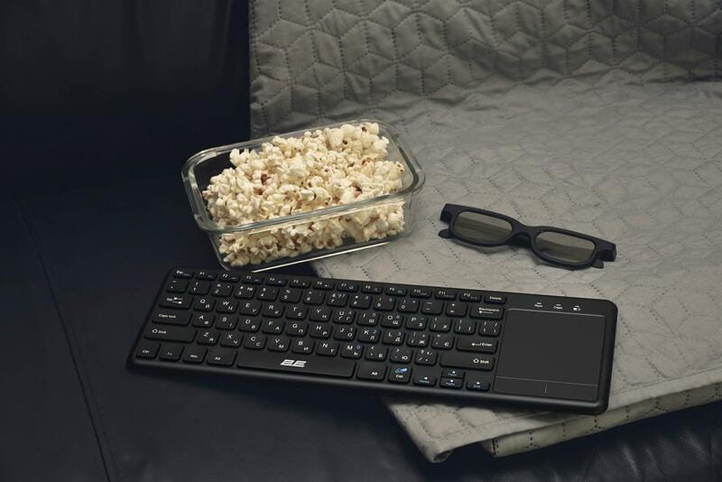 Клавиатура беспроводная 2E KT100 WL Ukr Black (2E-KT100WB_UA)