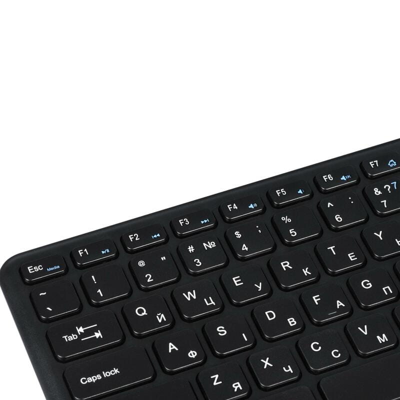 Клавиатура беспроводная 2E KT100 WL Ukr Black (2E-KT100WB_UA)