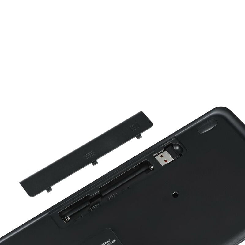 Клавиатура беспроводная 2E KT100 WL Ukr Black (2E-KT100WB_UA)