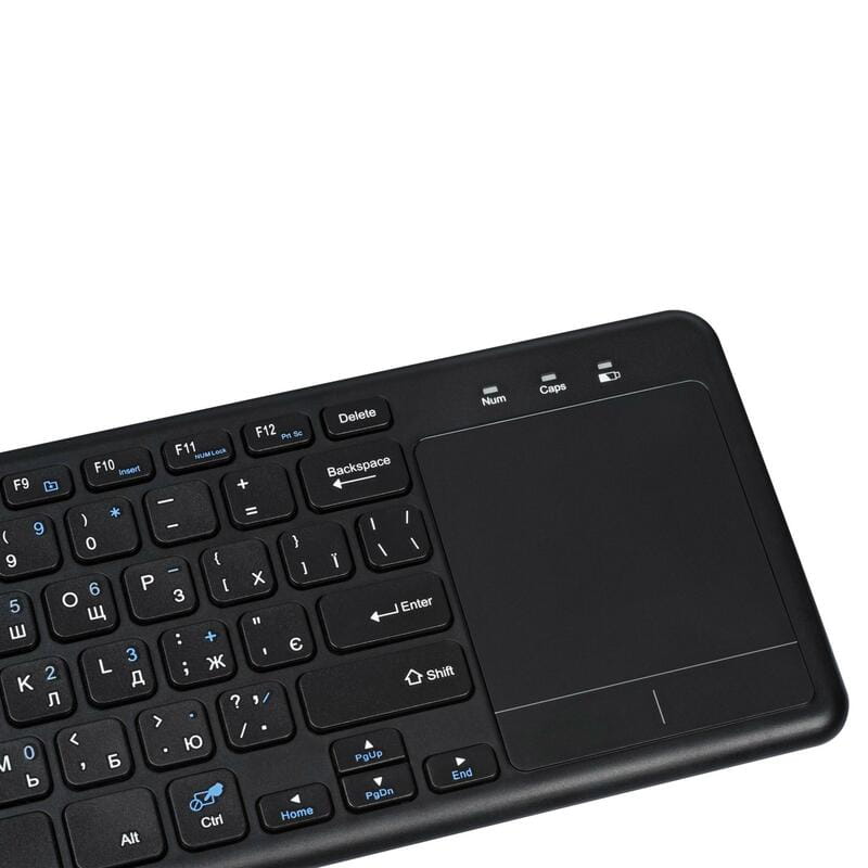 Клавиатура беспроводная 2E KT100 WL Ukr Black (2E-KT100WB_UA)