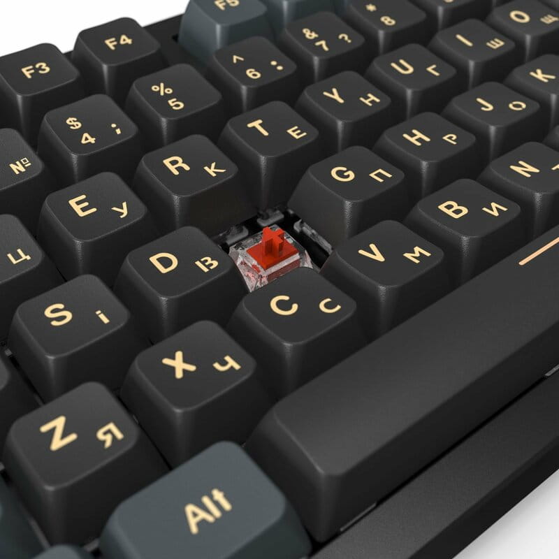 Клавиатура Montech MKey TKL Darkness Black (MK87DR)