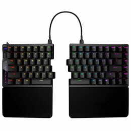 Клавиатура беспроводная Asus ROG Falcata Split Magnetic Switch EN RGB Black (90MP043H-BKUA20)