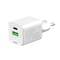 Фото - Сетевое зарядное устройство ColorWay GaN Mini 20W PD Port PPS USB (Type-C PD + USB QC4.0) White (CW-CHS062PD-WT) | click.ua