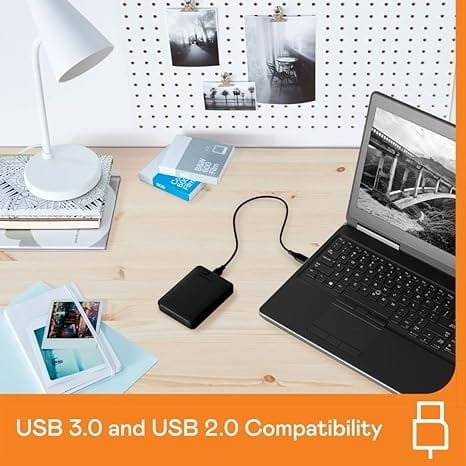 Внешний жесткий диск 2.5" USB 2.0TB WD Elements Portable Black (WDBU6Y0020BBK-WESN)_Bulk