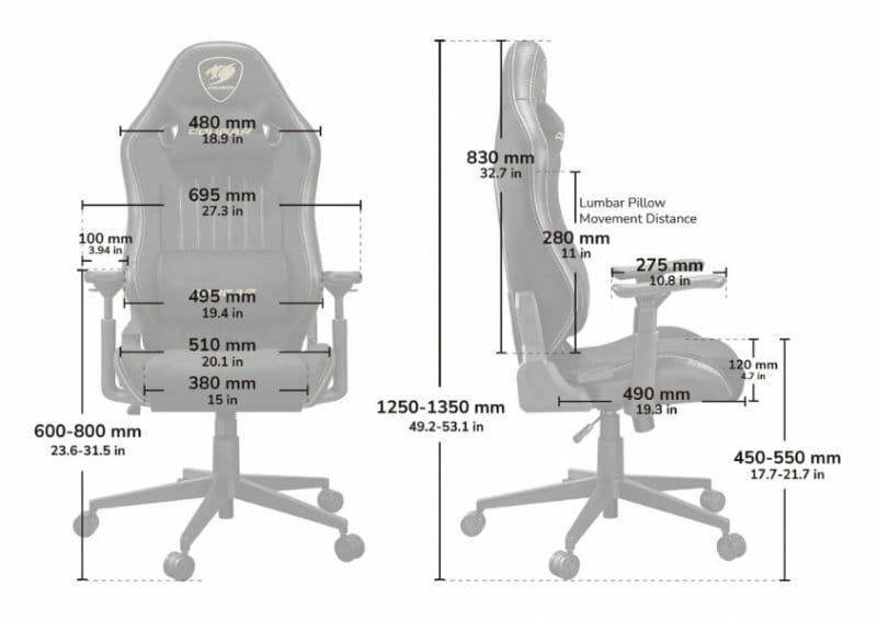 Кресло для геймеров Cougar Explore Army F Green