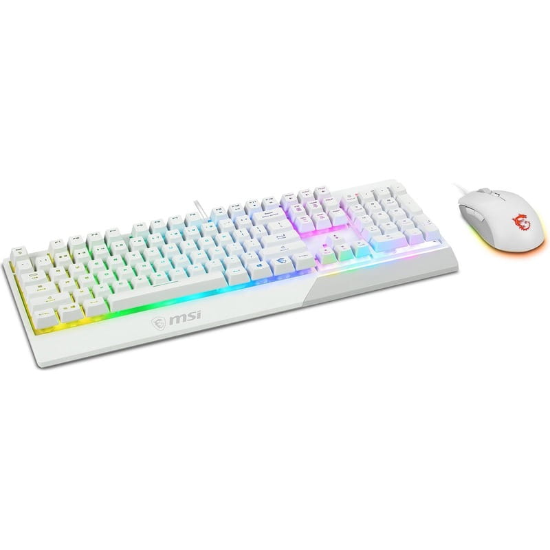 Комплект (клавиатура, мышь) MSI Vigor GK30 Combo UA White