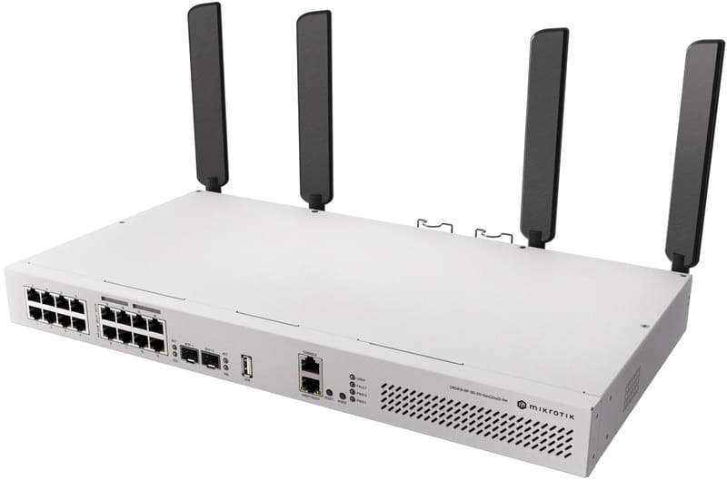 Комутатор MikroTik CRS418-8P-8G-2S+5axQ2axQ-RM