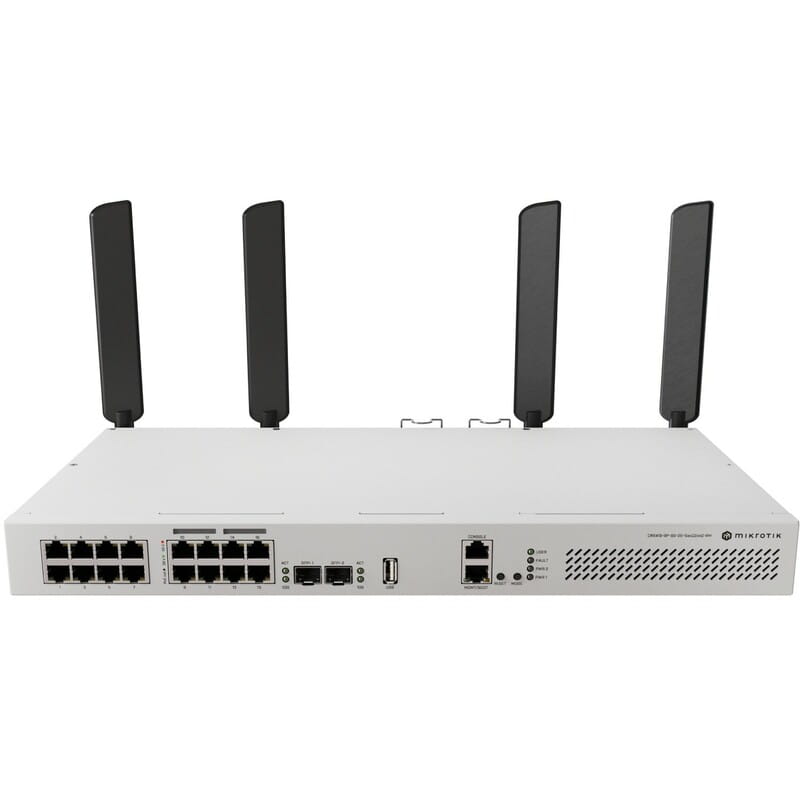 Комутатор MikroTik CRS418-8P-8G-2S+5axQ2axQ-RM