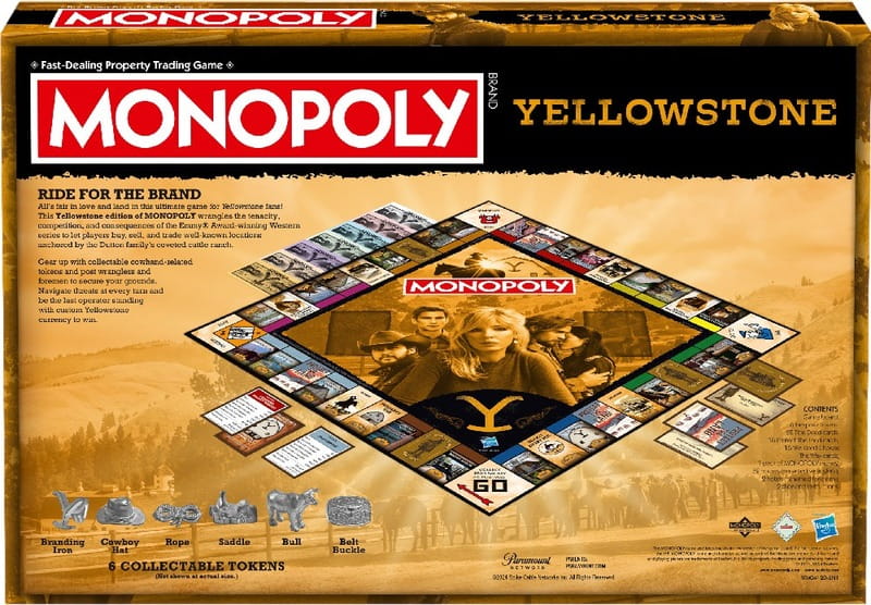 Настольная игра Winning Moves Yellowstone Monopoly (WM04120-EN1-6)