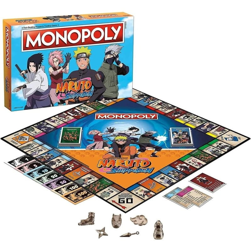 Настольная игра Winning Moves Naruto Shippuden Monopoly (WM00167-EN1-6)