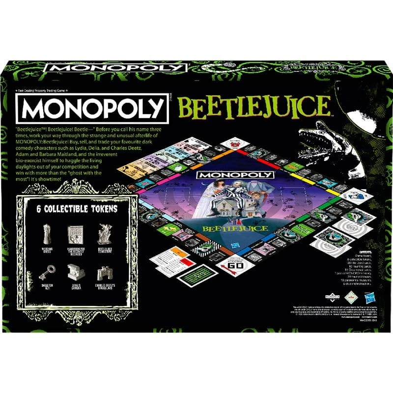 Настольная игра Winning Moves Beetlejuice Monopoly (WM03321-EN1-6)