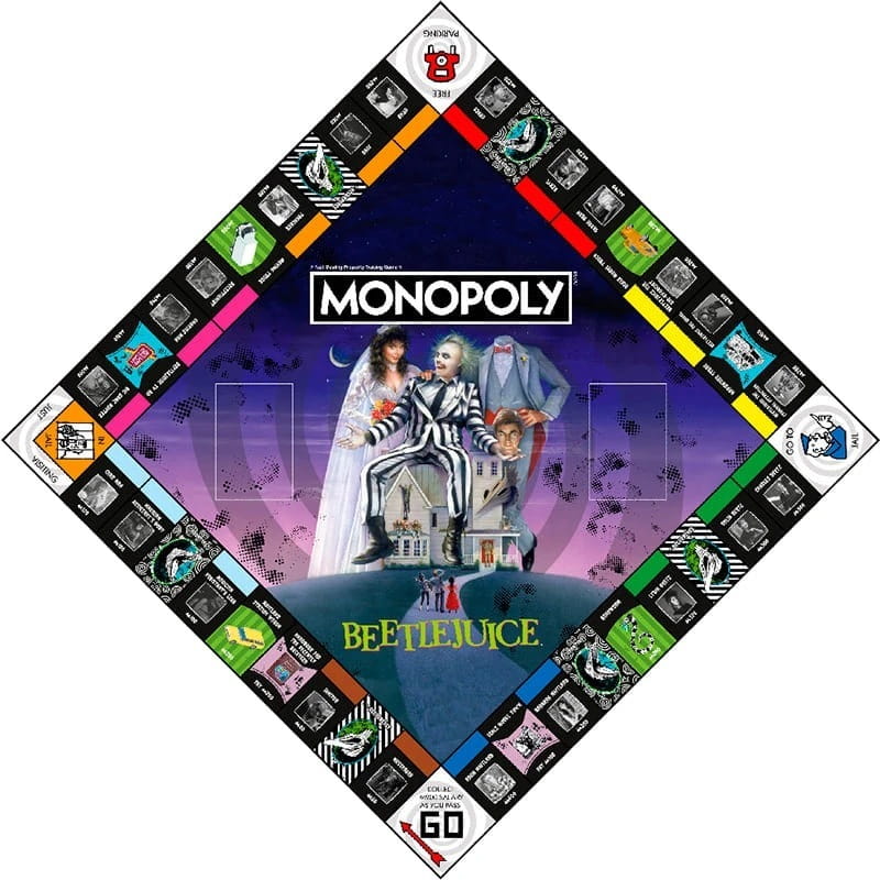Настольная игра Winning Moves Beetlejuice Monopoly (WM03321-EN1-6)
