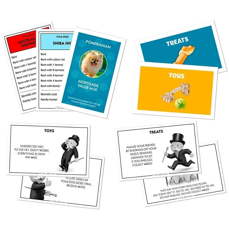 Настольная игра Winning Moves Dogs Monopoly (WM03194-EN1-6)