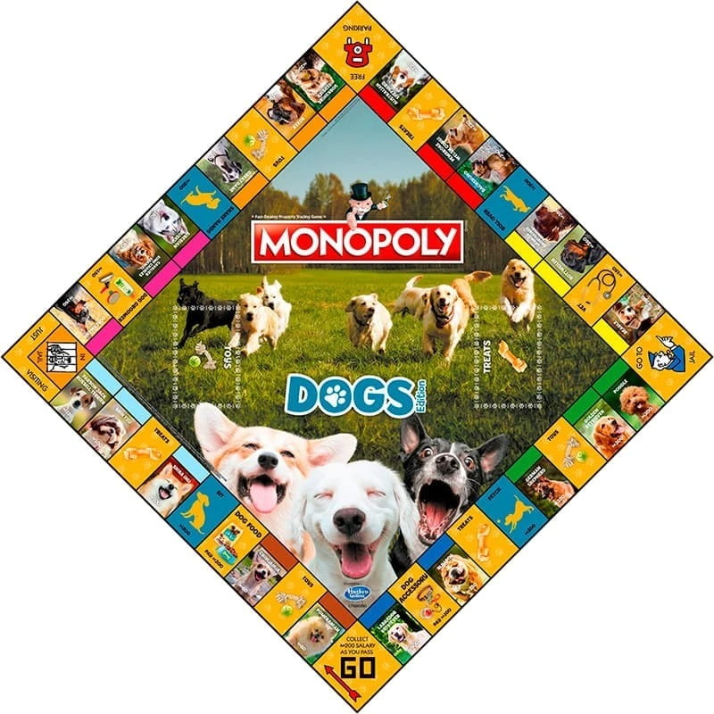 Настольная игра Winning Moves Dogs Monopoly (WM03194-EN1-6)