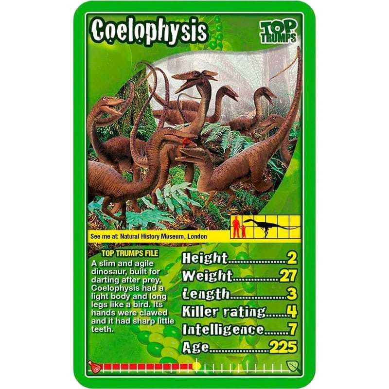 Настольная игра Winning Moves Top Trumps Dinosaurs (WM01572-EN1-6)