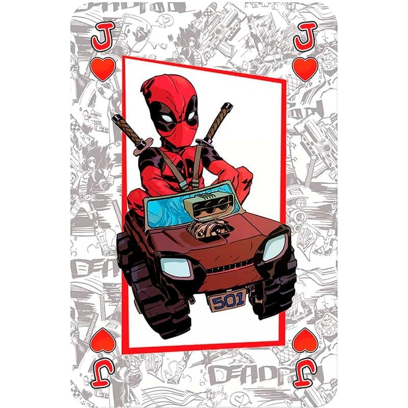 Игральные карты Winning Moves Marvel Waddingtons No.1 - Deadpool (WM04686-EN1-12)