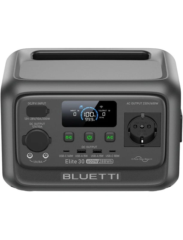Купить Зарядная станция Bluetti Elite 30 V2, 600W, 288Wh Зарядная станция Bluetti Elite 30 V2, 600W, 288Wh