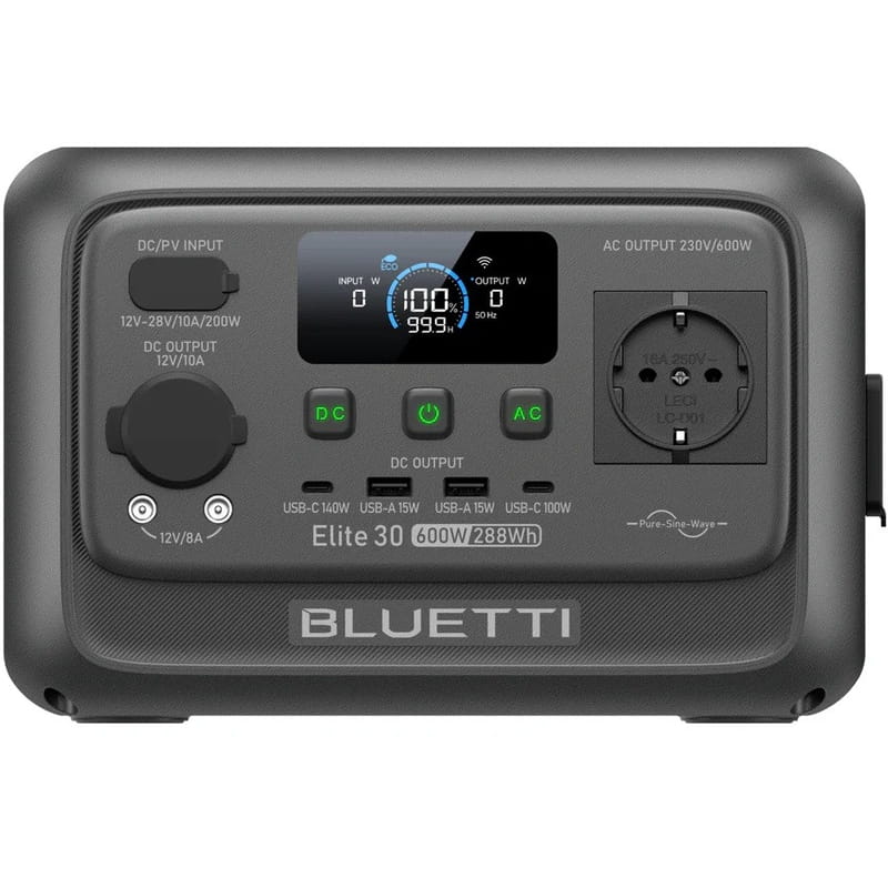 Купить Зарядная станция Bluetti Elite 30 V2, 600W, 288Wh Зарядная станция Bluetti Elite 30 V2, 600W, 288Wh