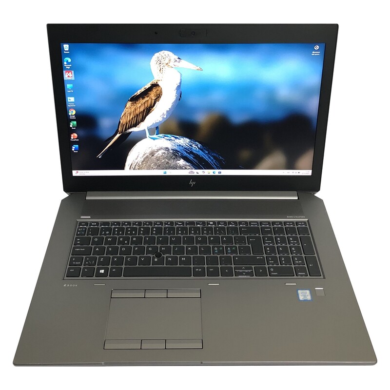 Ноутбук HP ZBook 17 G6 / 17.3" FullHD IPS / i7-9850H / 32GB / 512GB SSD NVMe / nVidia Quadro RTX 3000 6GB / Win11Pro / Backlight / сканер відбитка - Б/в