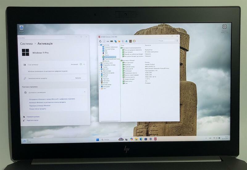 Ноутбук HP ZBook 17 G6 / 17.3" FullHD IPS / i7-9850H / 32GB / 512GB SSD NVMe / nVidia Quadro RTX 3000 6GB / Win11Pro / Backlight / сканер відбитка - Б/в