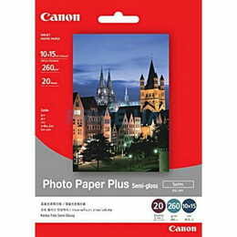Фотобумага CANON (SG-201) Photo Paper Plus полуглянцевая 260г/м2 10х15см 50л (1686B015)