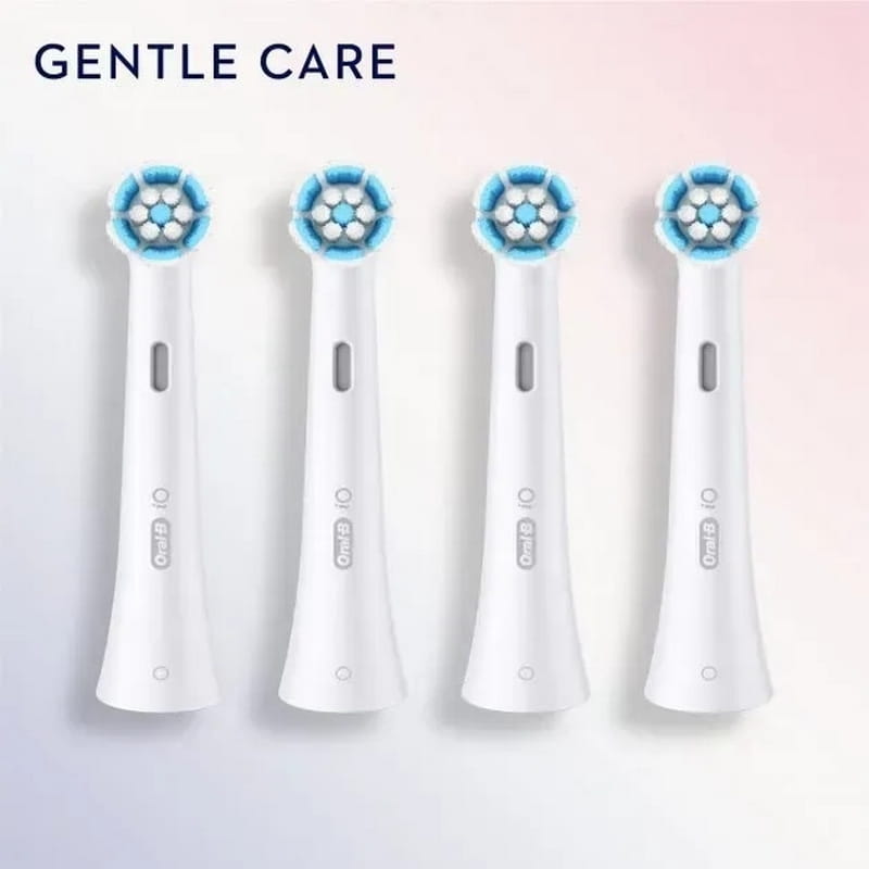 Насадка для зубной электрощетки Braun Oral-B iO RB Gentle Care White (4 шт)