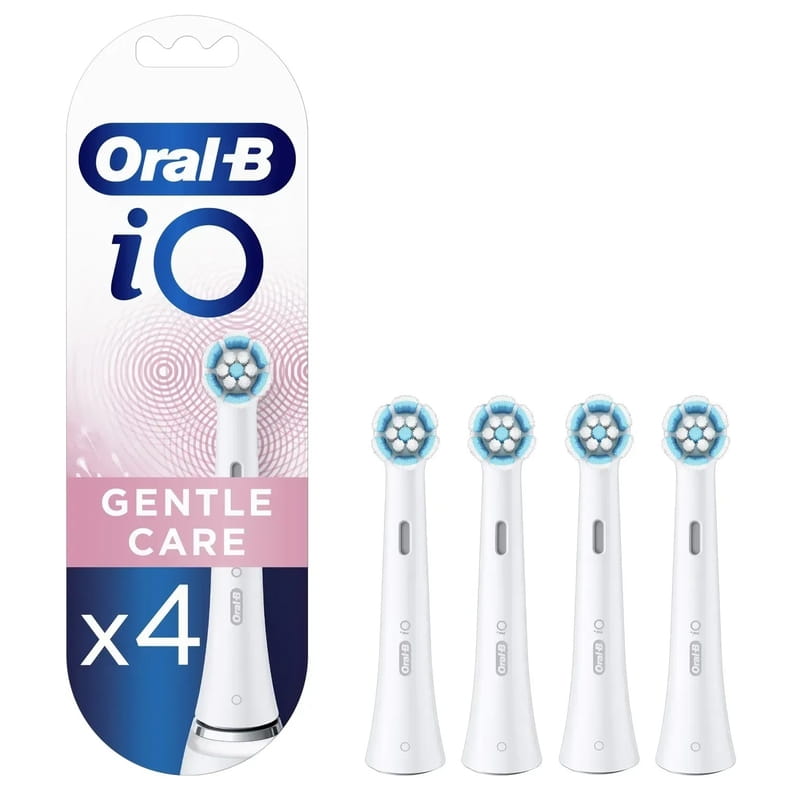 Насадка для зубной электрощетки Braun Oral-B iO RB Gentle Care White (4 шт)