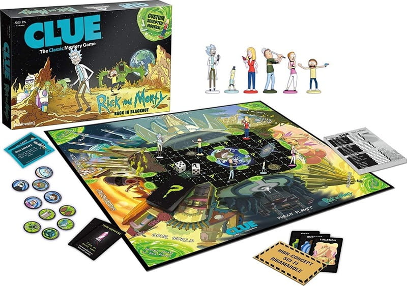 Настольная игра Winning Moves Rick And Morty Cluedo (3210)