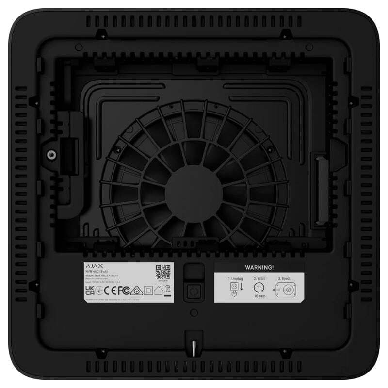 Видеорегистратор Ajax NVR HAC (8ch) (8EU) ASP Black