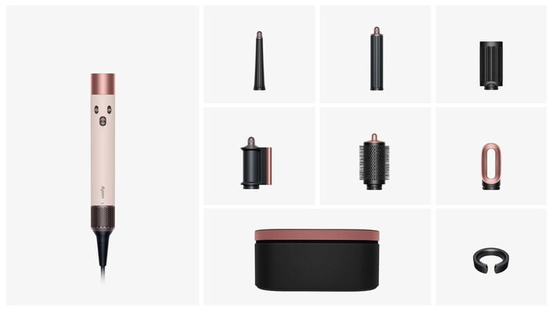 Прибор для укладки волос Dyson HS08 Airwrap ID Ceramic Pink/Rose Gold (601848-01)