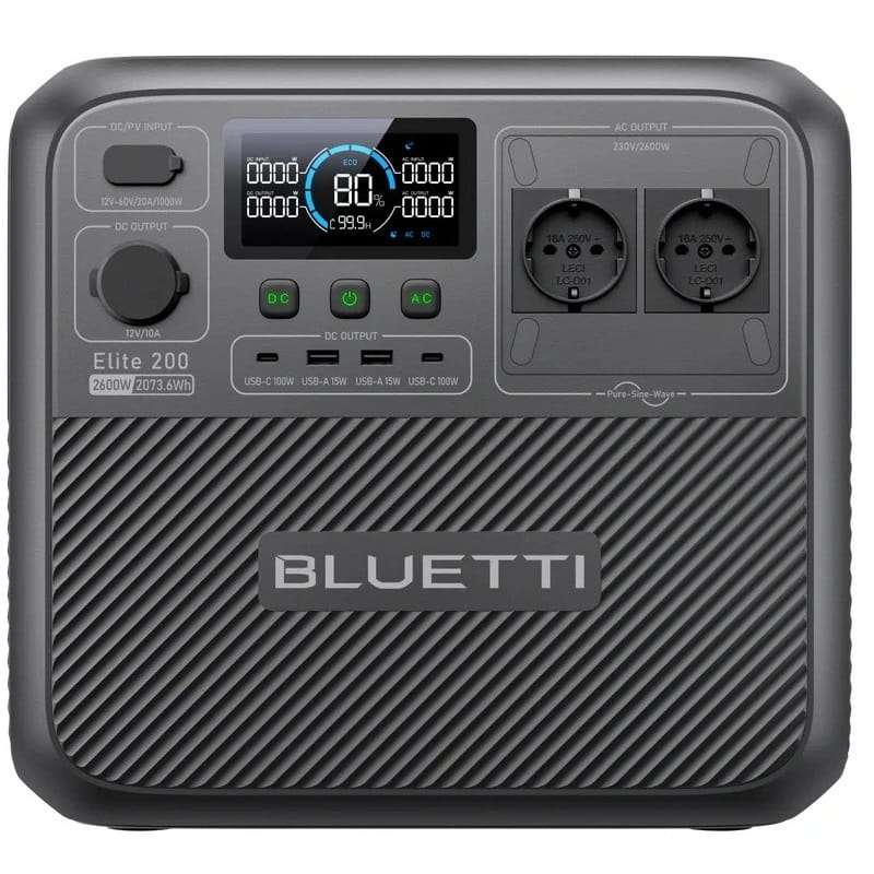 Купить Зарядная станция Bluetti Elite 200 V2, 2600W, 2073Wh Зарядная станция Bluetti Elite 200 V2, 2600W, 2073Wh
