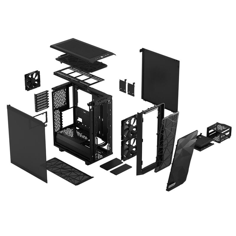 Купить Корпус Fractal Design Meshify 2 Compact Black TG Dark Tint (FD-C-MES2C-02) Корпус Fractal Design Meshify 2 Compact Black TG Dark Tint (FD-C-MES2C-02)
