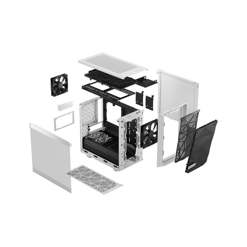 Корпус Fractal Design Meshify 2 Nano White TG Clear Tint (FD-C-MES2N-02)