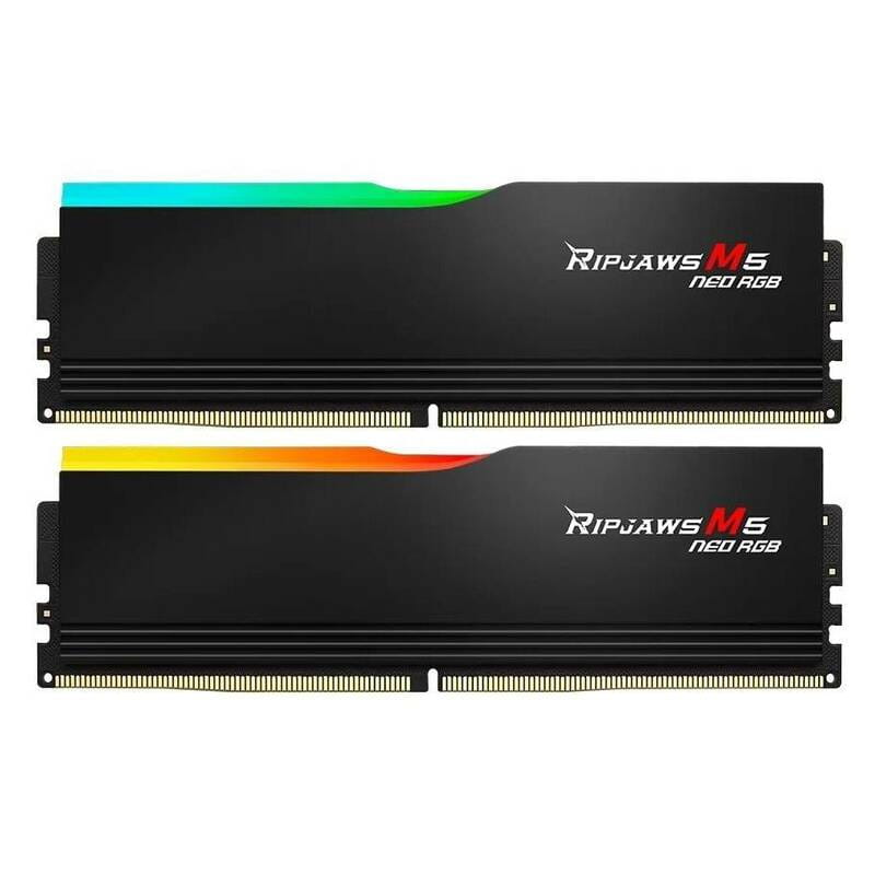 Модуль памяти DDR5 2x32GB/6000 G.Skill Ripjaws M5 Neo RGB Black (F5-6000J2836G32GX2-RM5NRK)