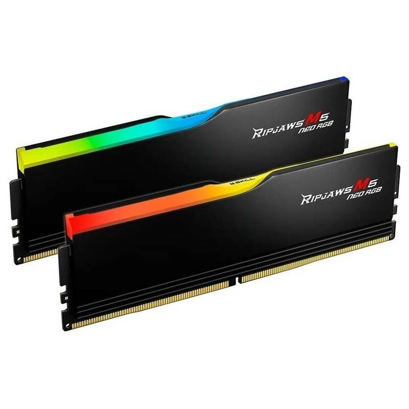 Модуль памяти DDR5 2x32GB/6000 G.Skill Ripjaws M5 Neo RGB Black (F5-6000J2836G32GX2-RM5NRK)