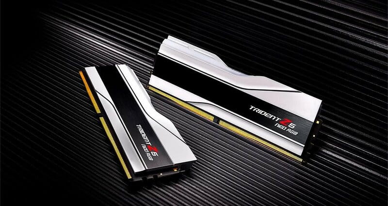 Модуль памяти DDR5 2x24GB/6000 G.Skill Trident Z5 Neo RGB White (F5-6000J2836F24GX2-TZ5NRW)