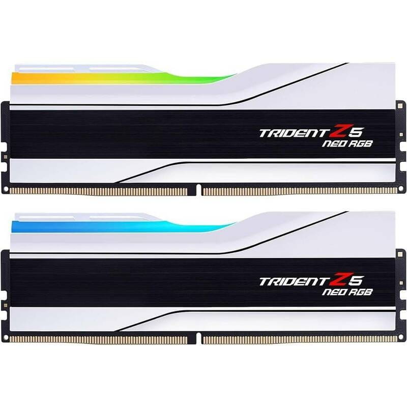 Модуль памяти DDR5 2x24GB/6000 G.Skill Trident Z5 Neo RGB White (F5-6000J2836F24GX2-TZ5NRW)