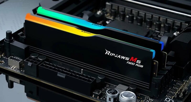 Модуль памяти DDR5 2x48GB/6000 G.Skill Ripjaws M5 Neo RGB Black (F5-6000J3036F48GX2-RM5NRK)